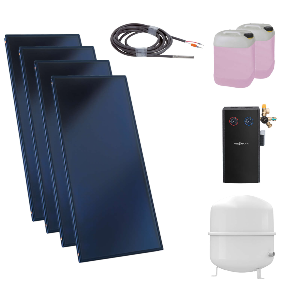 Viessmann Flachkollektor Solar Paket Vitosol Fm Sv F M Mit