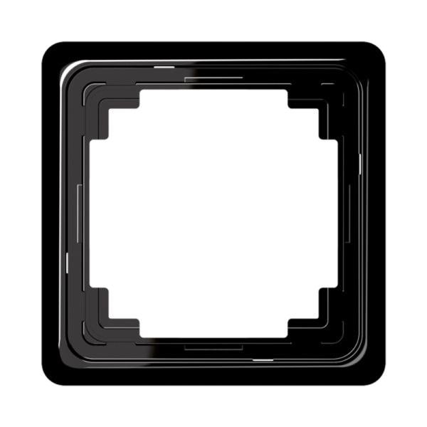 Jung Einbaurahmen 1-fach schwarz glänzend Kst für GEB-K CD / CD PLUS CDP 581 SW