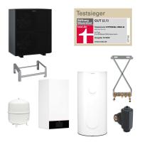 Viessmann Paket Vitocal 250-A Luft/Wasser-Wärmepumpe 8,1 kW AWO-E-AC 251.A13 400V Monoblock mit Speicher Vitocell 100-V CVWC 250l