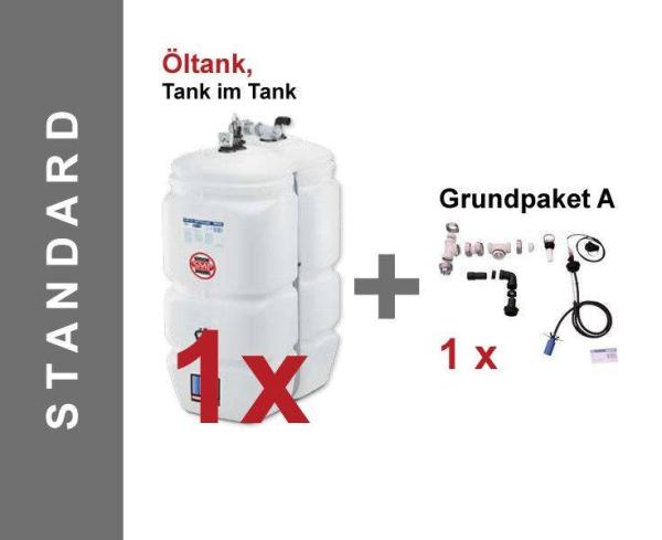 SCHÜTZ Öl-Lagerbehälter T101 Standard Tank im Tank 1500 Liter