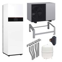 Viessmann Paket Vitocal 151-A Luft/Wasser-Wärmepumpe 5 kW AWOT-M-E-AC 151.A06 230V Monoblock mit Montagehilfe Anschluss nach links