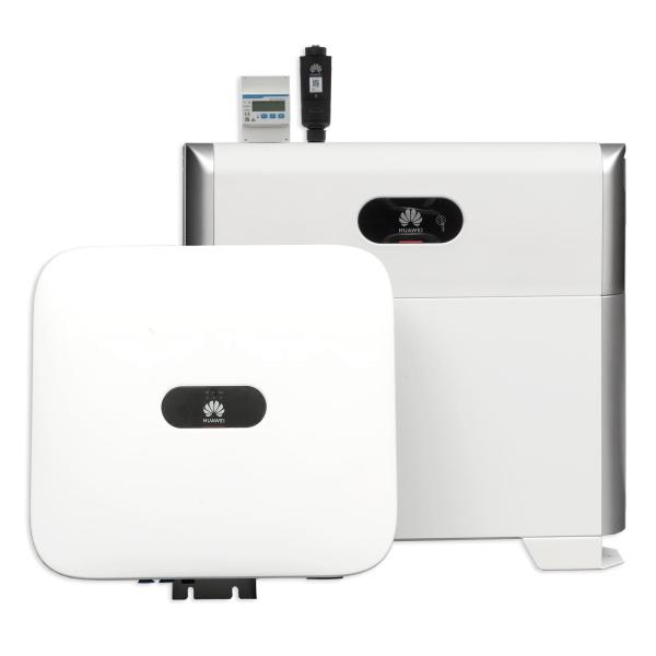 HUAWEI PV Paket mit 5 kW Stromspeicher LUNA2000-5-S0 + 4 kW Hybrid-Wechselrichter SUN2000-4KTL-M1 + Smart Power Sensor