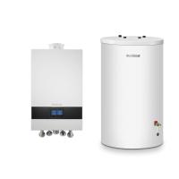 Buderus Gas-Brennwert Logaplus-Paket W22 GB172i.2 25 kW H-Gas Speicher S120 Bedieneinheit BC400