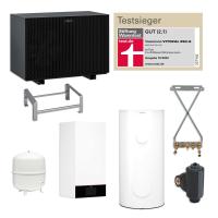 Viessmann Paket Vitocal 250-A Luft/Wasser-Wärmepumpe 4,8 kW AWO-M-E-AC 251.A06 230V Monoblock mit Speicher Vitocell 100-V CVWC 250l