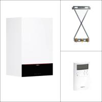 Viessmann Gas-Brennwert-Kombigerät Paket Vitodens 200-W B2KF 19 kW inkl. WW - 3,5" Display - Vitotrol 100 UTDB