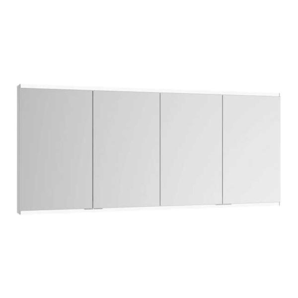 Keuco Royal Modular 2.0 SPS, bel. 80041, Einb,4Steckd,sb-elox,1750x700x160mm