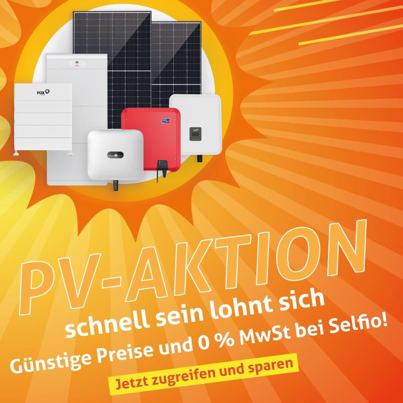 Photovoltaik Aktion Sommer