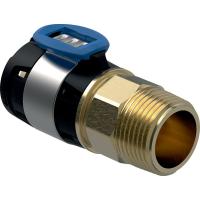 Geberit FlowFit Übergang mit Aussengewinde bleifreie Siliziumbronze 20mm-3/8"