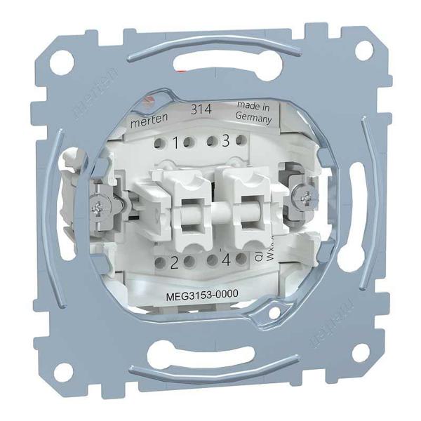 Merten Wipptaster-Modul 1Ö 1S UP IP20 QuickFlex MEG3153-0000