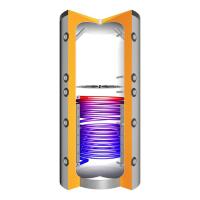 Juratherm Hochleistungs-Pufferspeicher mit Schichtladesystem und 1 Wärmetauscher JPSLR 825