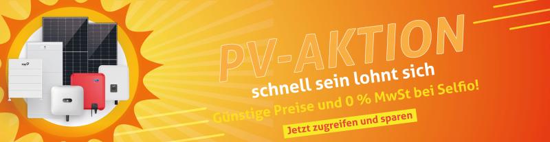 Photovoltaik Aktion Sommer