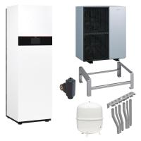 Viessmann Paket Vitocal 151-A Luft/Wasser-Wärmepumpe 9 kW AWOT-M-E-AC 151.A10 230V Monoblock mit Montagehilfe Anschluss nach links