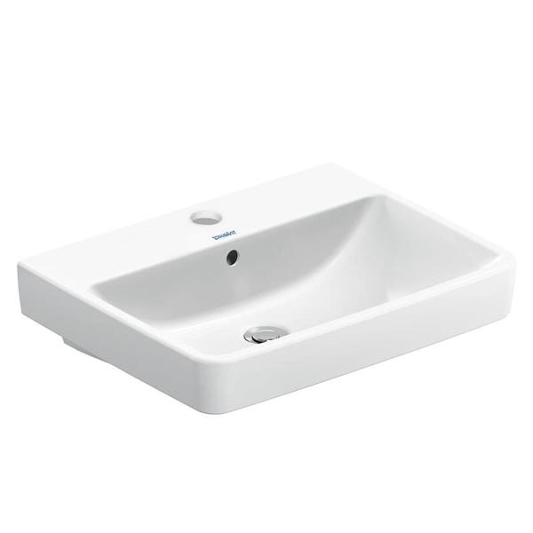 Duravit Waschtisch 600mm, Duravit No.1 w mit ÜL, mit HLB