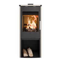 HAAS+SOHN Kaminofen MONTEGROTTO II 305.15-ST perl-schwarz Whiterock mit Holzfach 7 kW