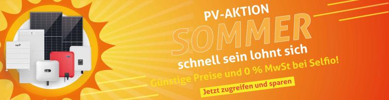 Photovoltaik Aktion Sommer