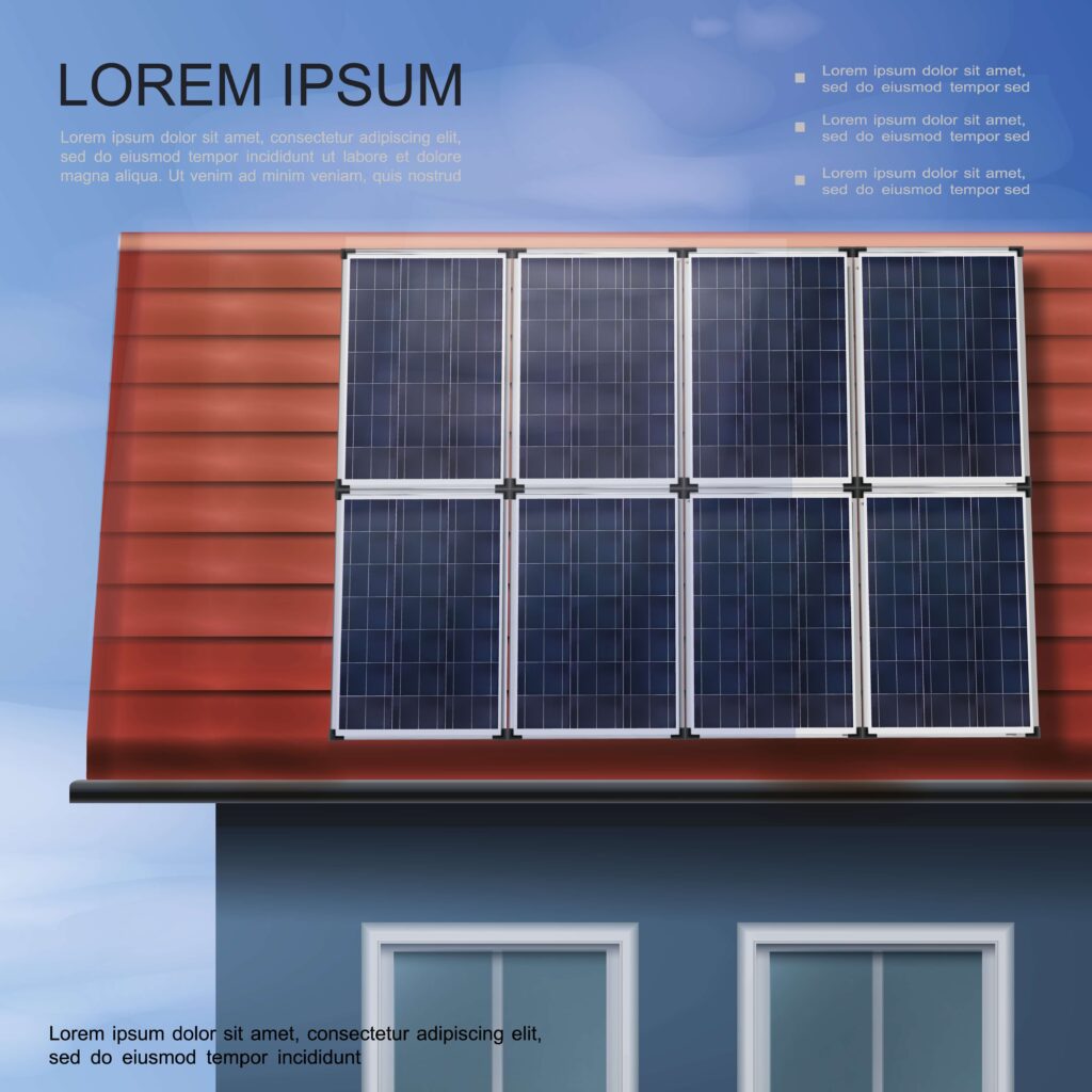 Photovoltaik Module auf Dach